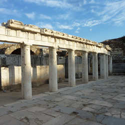 Theatre stage building restored